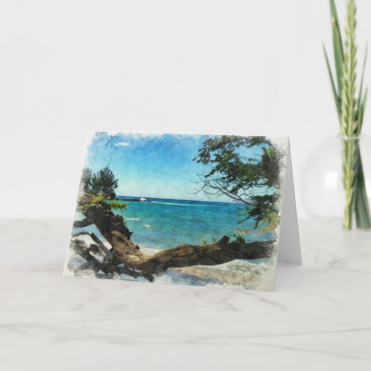Blauwe Oceaan Kaart (Voorkant)