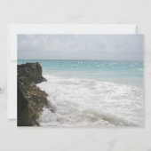 Blauwe Oceaan met Schuimgolven Seascape Generic Pa Kaart (Achterkant)