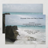 Blauwe Oceaan met Schuimgolven Seascape Generic Pa Kaart (Voorkant / Achterkant)