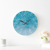 Blauwe Oceaan - muurklok Grote Klok (Huis)