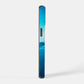 blauwe oceaan onder water iPhone 15 case (Rechterkant)