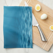 Blauwe oceaan onderwaterscène illustratie theedoek (Quarter Fold)