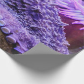 Blauwe oceaan paarse octopus inpakpapier (Hoek)