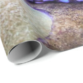 Blauwe oceaan paarse octopus inpakpapier (Rol Hoek)