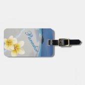 Blauwe Oceaan Paradise Bagagelabel (Voorkant horizontaal)