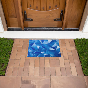 Blauwe Oceaan Prism Polygonaal Deurmat