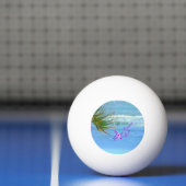 Blauwe oceaan Roze Pong Ball (Net)