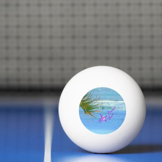Blauwe oceaan Roze Pong Ball (Net)