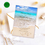 Blauwe Oceaan Tropische Bestemming Strand Bruiloft Kaart<br><div class="desc">Bak in de fascinerende allure van onze Custom Blue Ocean Destination Tropical Beach Invitation. Deze uitnodigingen zijn gemaakt met nauwgezette liefde en aandacht voor detail door Mylini Design en geven perfect de sereniteit en betovering van een strandparadijs weer. Elke uitnodiging heeft een unieke en aantrekkelijke mix van mariene blues en...</div>