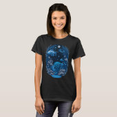 Blauwe Oceaan Vis T-shirt (Voorkant volledig)