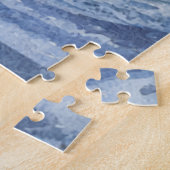 Blauwe Oceaan Walvisstaart Legpuzzel (Zijkant)
