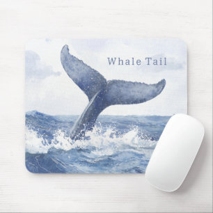 Blauwe Oceaan Walvisstaart Muismat