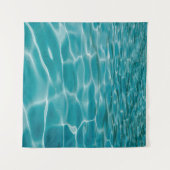 Blauwe oceaan wandkleed (Voorkant (horizontaal))