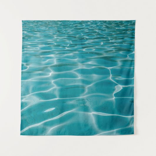 Blauwe oceaan wandkleed (Voorkant)