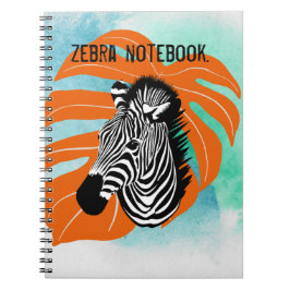 Blauwe oceaan Zebra Notitieboek