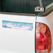 Blauwe Oceaan Zee Strand Persoonlijk Bumpersticker (Op Truck)