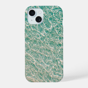 Blauwe Oceaan Zomer Strandgolven iPhone 15 Case