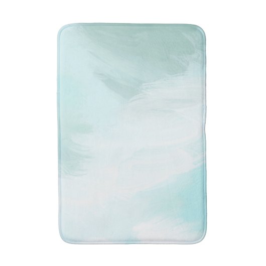 blauwe oceaanbadmat badmat (Voorkant Verticaal)