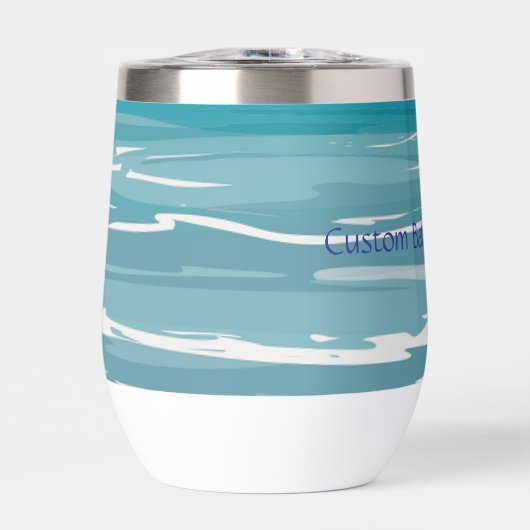 Blauwe oceaangolven (Voorkant)