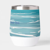 Blauwe oceaangolven (Achterkant)