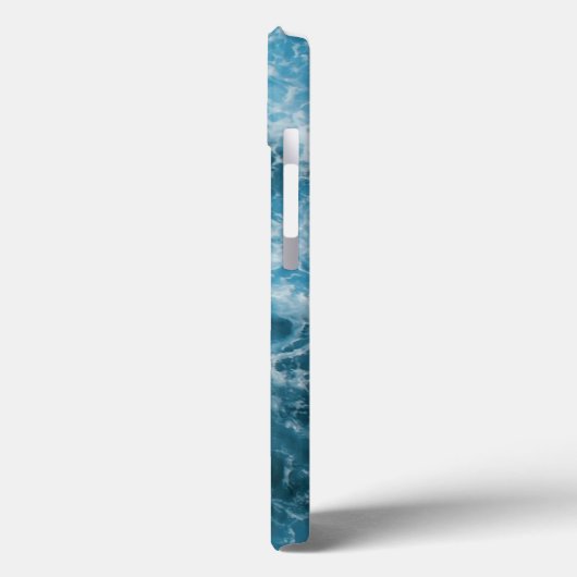Blauwe oceaangolven Case-Mate iPhone case (Achterkant / Links)