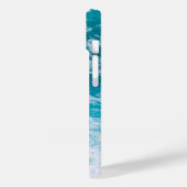 Blauwe oceaangolven Case-Mate iPhone case (Achterkant / Links)