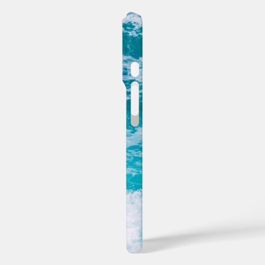Blauwe oceaangolven Case-Mate iPhone case (Achterkant / Links)
