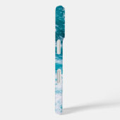 Blauwe oceaangolven Case-Mate iPhone case (Achterkant / Rechts)