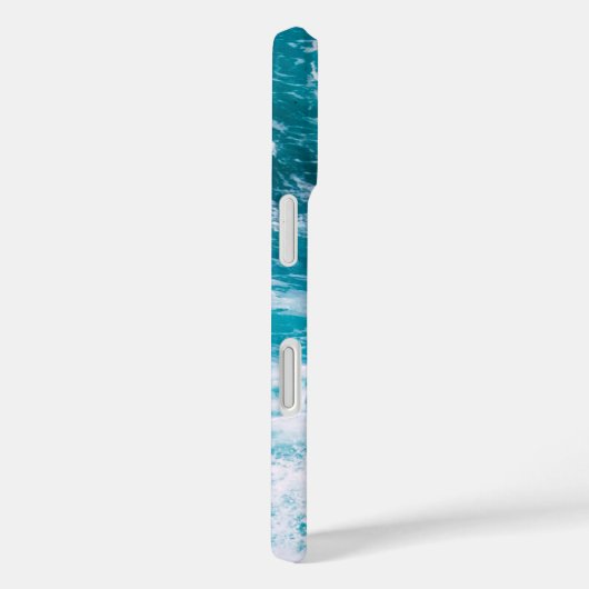 Blauwe oceaangolven Case-Mate iPhone case (Achterkant / Rechts)
