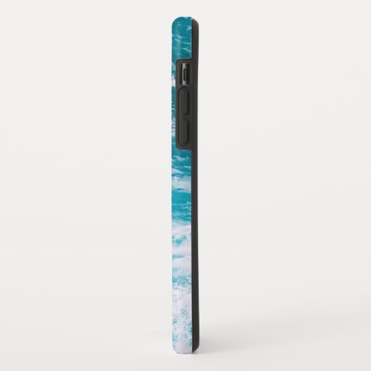 Blauwe oceaangolven Case-Mate iPhone case (Achterkant/links)
