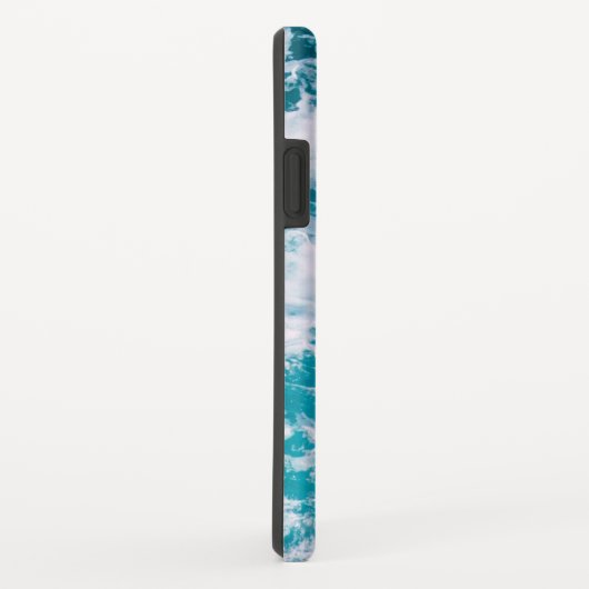 Blauwe oceaangolven Case-Mate iPhone case (Achterkant/rechts)