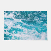 Blauwe oceaangolven deurmat (Voorkant)