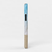 Blauwe oceaangolven en strand zand Case-Mate iPhone case (Achterkant/rechts)