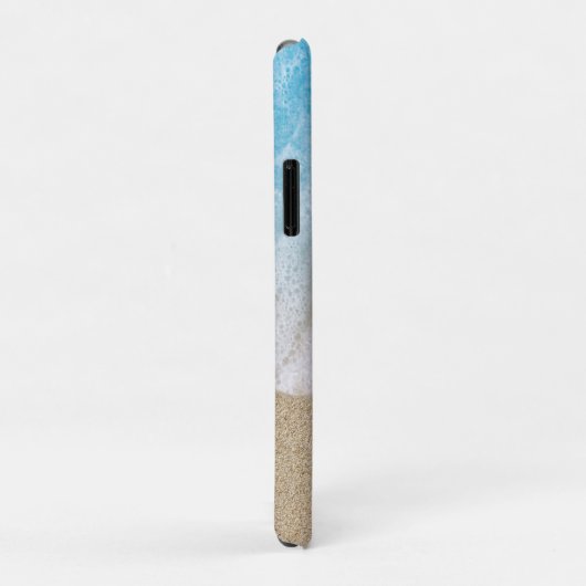 Blauwe oceaangolven en strand zand Case-Mate iPhone case (Achterkant/rechts)