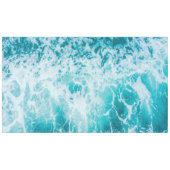 Blauwe oceaangolven onderzoeken tafelkleed (Voorkant (Horizontaal))