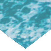 Blauwe oceaangolven onderzoeken tafelkleed (Gekanteld)