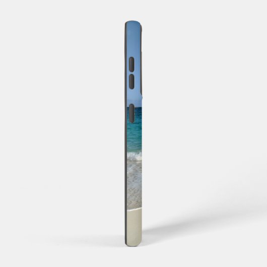 Blauwe oceaangolven op een Caraïbisch strand Samsung Galaxy Hoesje (Rechterkant)