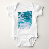 Blauwe oceaangolven romper (Voorkant)