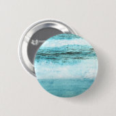 Blauwe oceaangolven ronde button 5,7 cm (Voorkant /achterkant)
