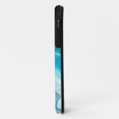 Blauwe oceaangolven Vloeiende kunst Case-Mate iPhone Case (Achterkant/links)