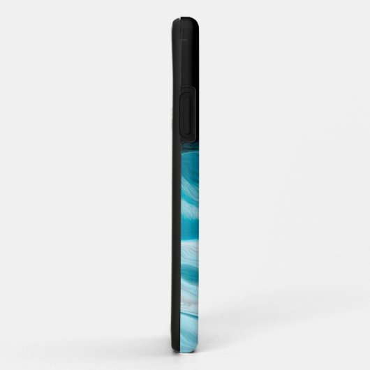 Blauwe oceaangolven Vloeiende kunst Case-Mate iPhone Case (Achterkant/rechts)