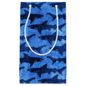 Blauwe oceaanhaai klein cadeauzakje (Voorkant)