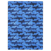 Blauwe oceaanhaai klembord (Achterkant)