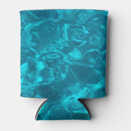 Blauwe oceaanpatroon, Uitzicht zeeovers Blikjeskoeler (Voorkant)