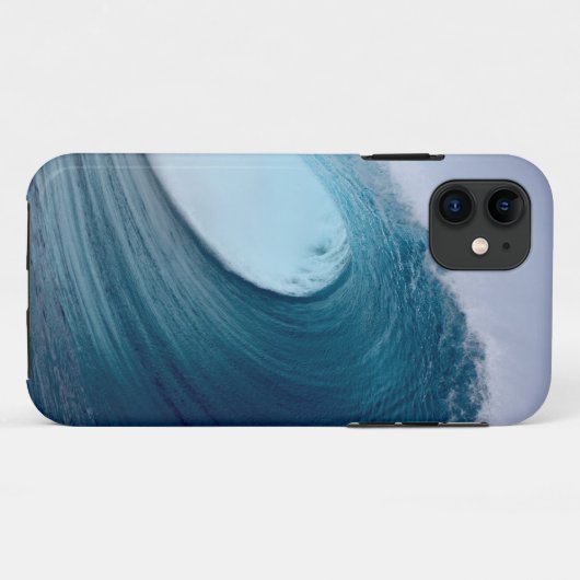 Blauwe oceaansurfgolven Case-Mate iPhone case (Achterkant (horizontaal))