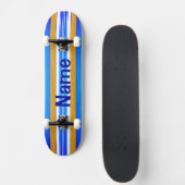 Blauwe OceaanSurfplank Skateboard (Voorkant)