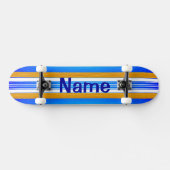 Blauwe OceaanSurfplank Skateboard (Horizontaal)