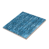 Blauwe Ocean Art-Tegel Tegeltje (Zijkant)