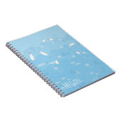 Blauwe Ocean Spiral notebook Notitieboek (Rechterzijde)