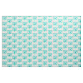 Blauwe Ocean Starfish Fabric Stof (Yard (91,4 cm))